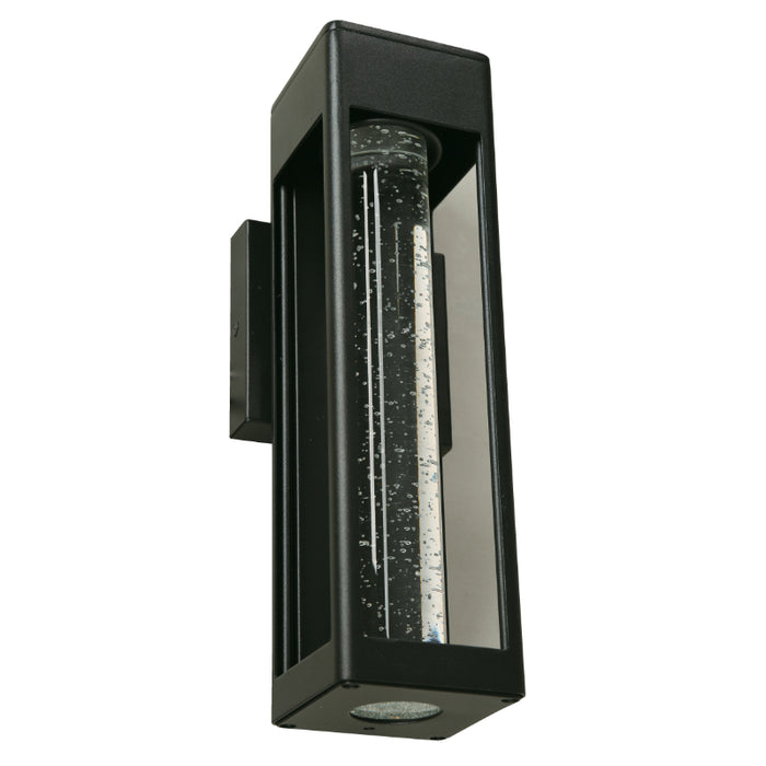 LAMP. LED EXT. PARED NEGRO  11W 110-240V 4000K