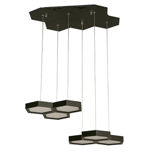 Lámpara Led Techo Negro 43W 100-240V 3000K