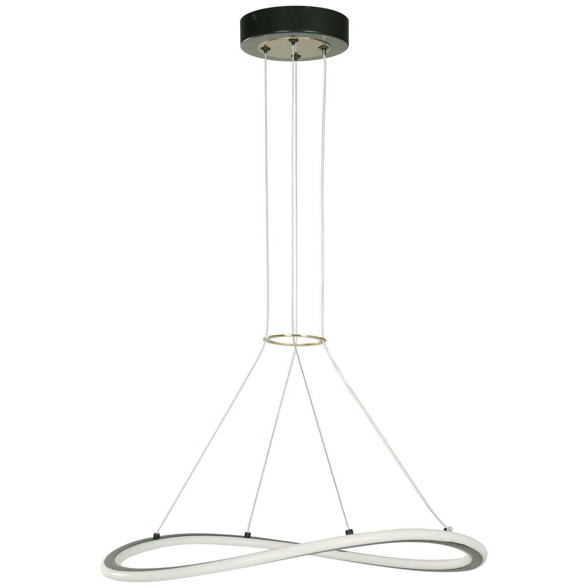 LAMP. LED COLGANTE NEGRO 42W 100-240V 3000K