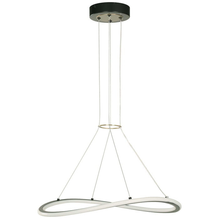 LAMP. LED COLGANTE NEGRO 42W 100-240V 3000K