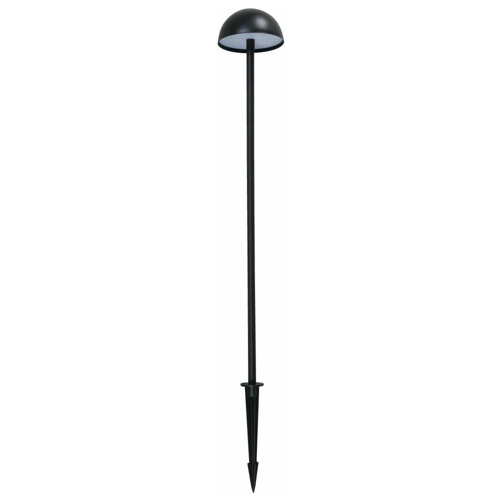 LAMP. LED EXT. DE ESTACA DE JARDIN NEGRO 4W 120V 3000K