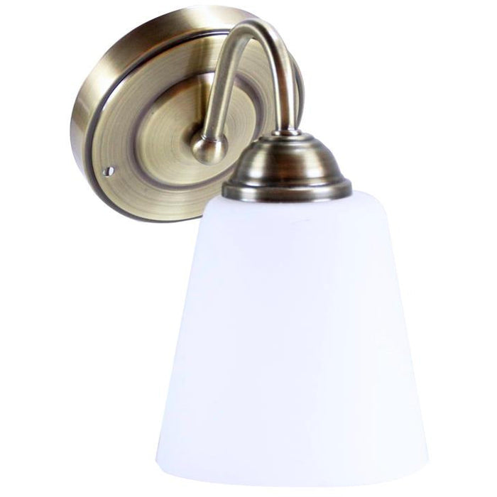 LAMP. PARED BRONCE ANTIGUO 1L E27 60W