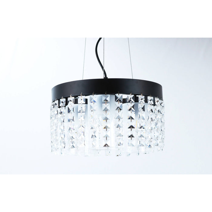 LAMP. COLGANTE NEGRO 3L E27 60W