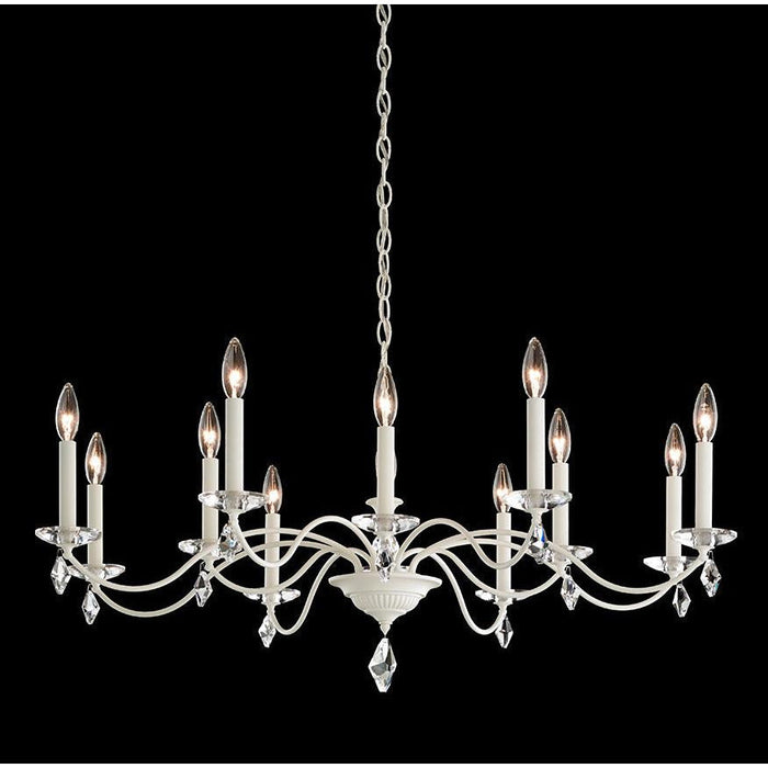 LÁMPARA COLGANTE MODIQUE CHANDELIER BLANCO 12L G9 60W DIM