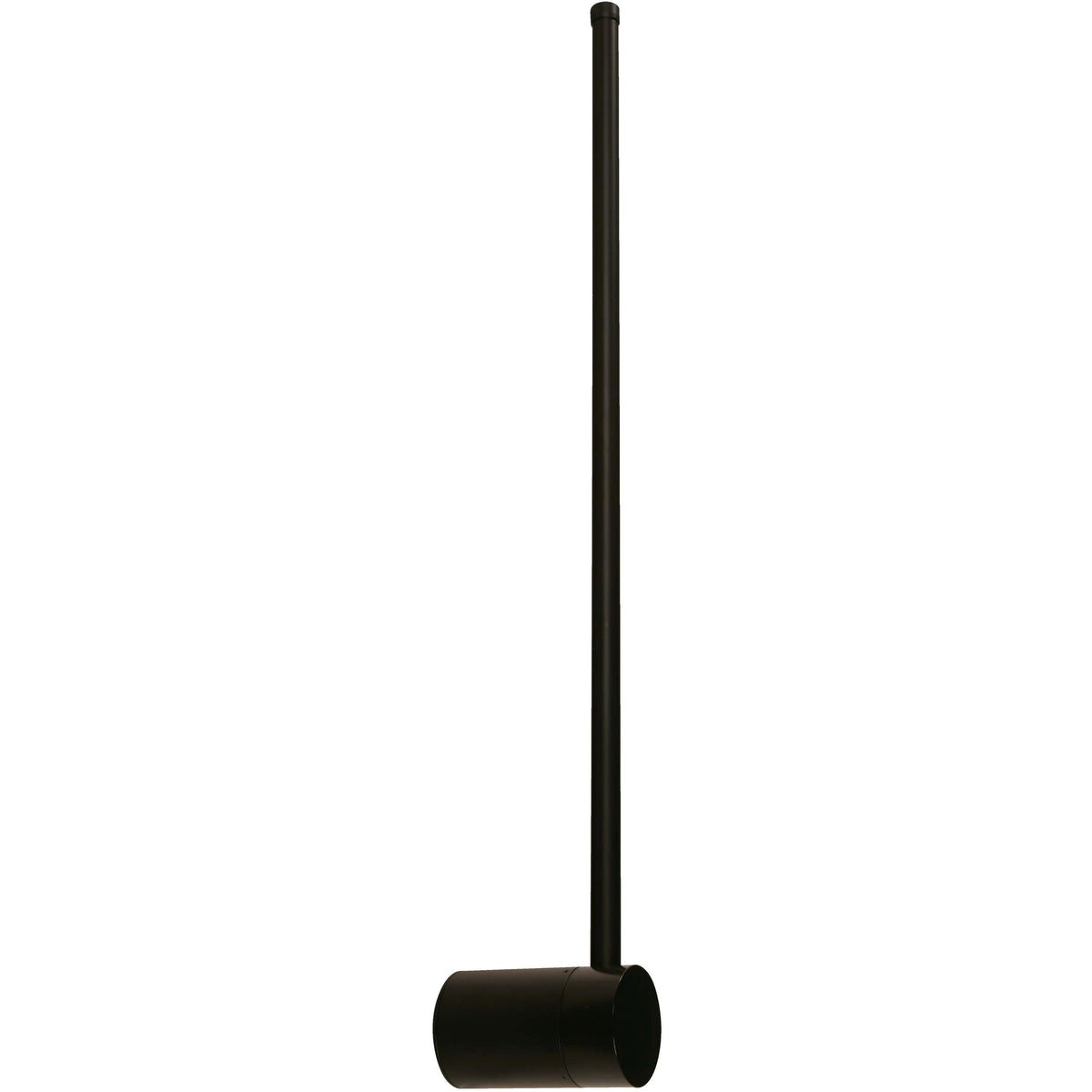 LAMP. LED PARED NEGRO 1L 6W 100-240V 3000K