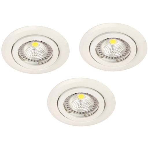 LAMP. TECHO BLANCO 1L GU10 3W (3 PIEZAS)