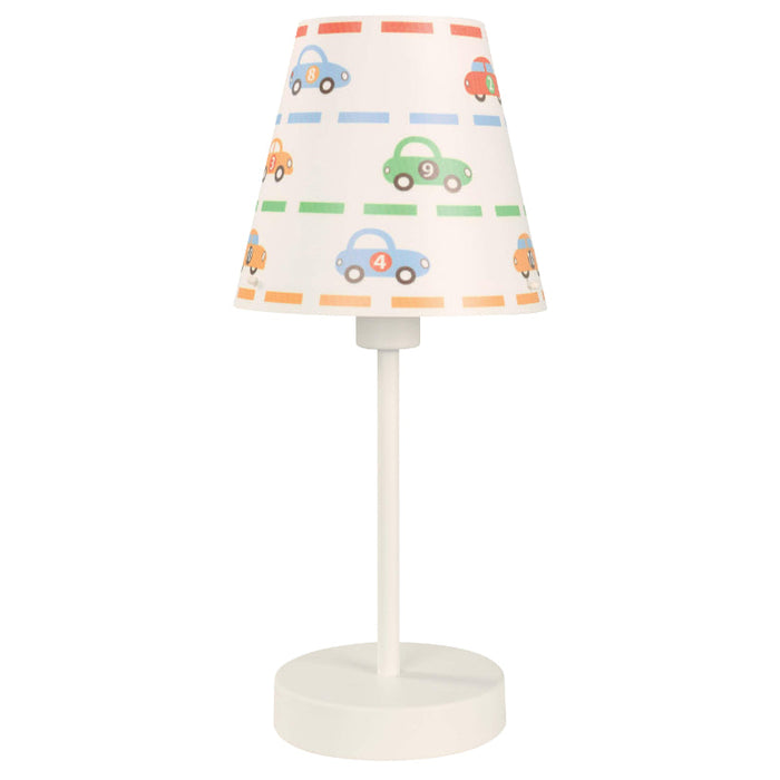 LAMP. DE MESA BLANCO Y MULTICOLOR KIDDY 1L E14 9W