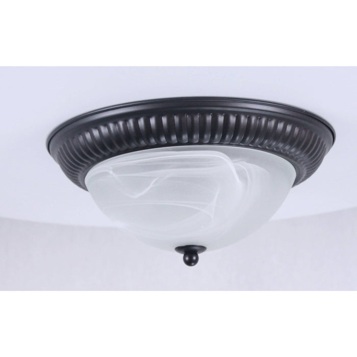 LAMP. TECHO CHOCOLATE 1L E27 60W (2 PIEZAS)