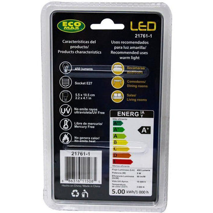 BOMBILLO LED A55 E27 5W 85-265V 3000K