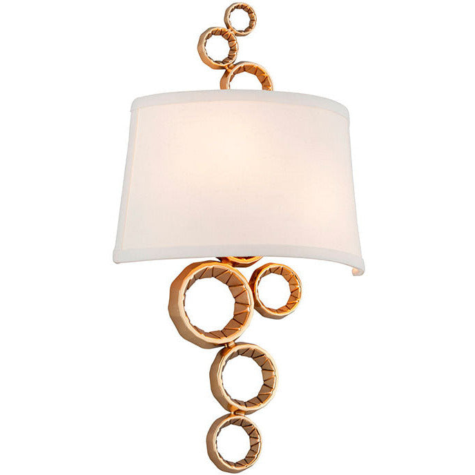 LAMP. PARED CONTINUUM DORADO PULIDO 2L E12 60W