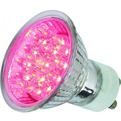BOMBILLO LED GU10 127V ROJO BRILLANTE