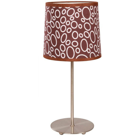 LAMP. MESA NÍQUEL SATINADO 1L E27 40W
