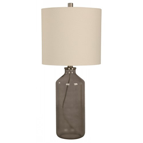 LAMP. MESA NIQUEL SATINADO 1L E27 100W