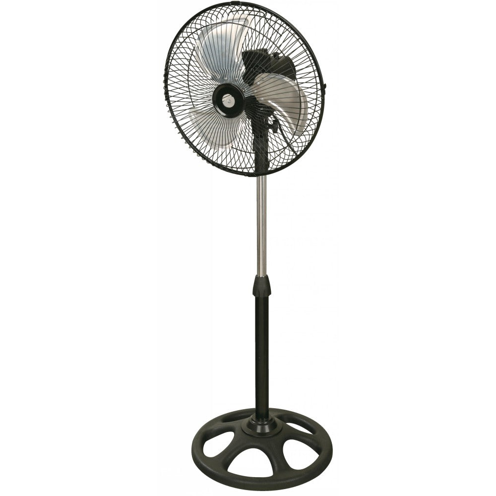 VENTILADOR DE PIE 12" NEGRO 120V