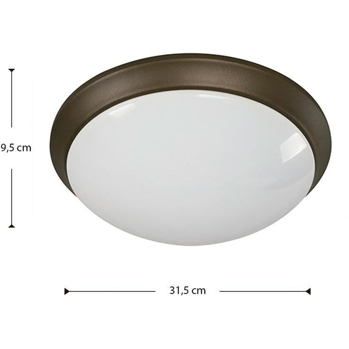 LAMP. LED TECHO BRONCE 1L 18W 100-277V 6000K