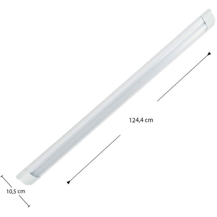 LAMP. TECHO BLANCO 1L G13 18W (INCLUYE 1PZA TUBO LED 18W)