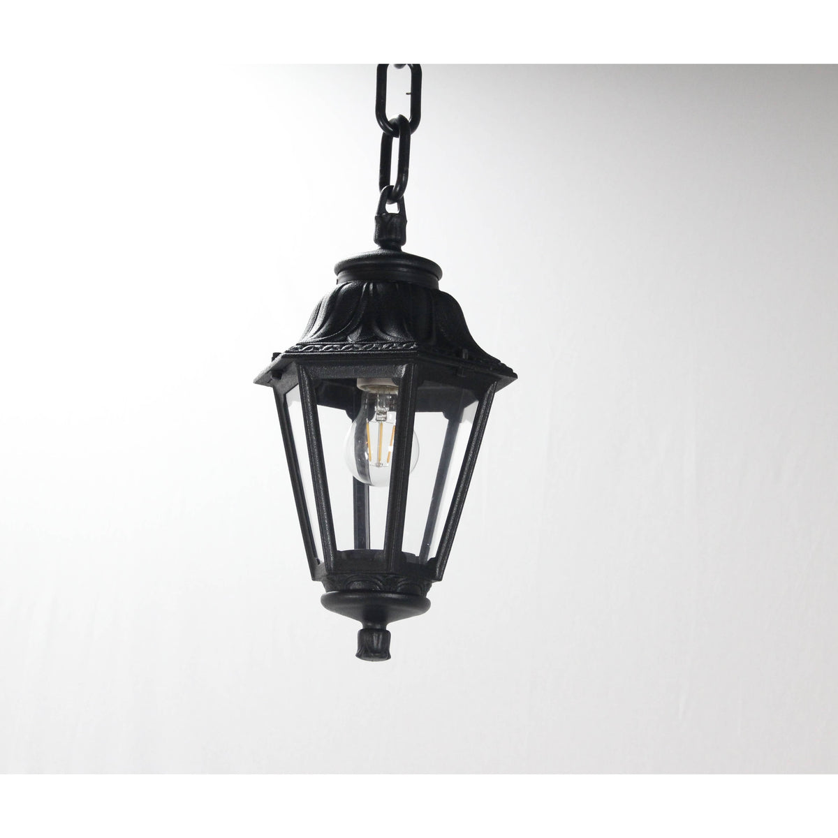 LAMP. EXT. COLGANTE SICHEM/ANNA NEGRO 1L E27 12W