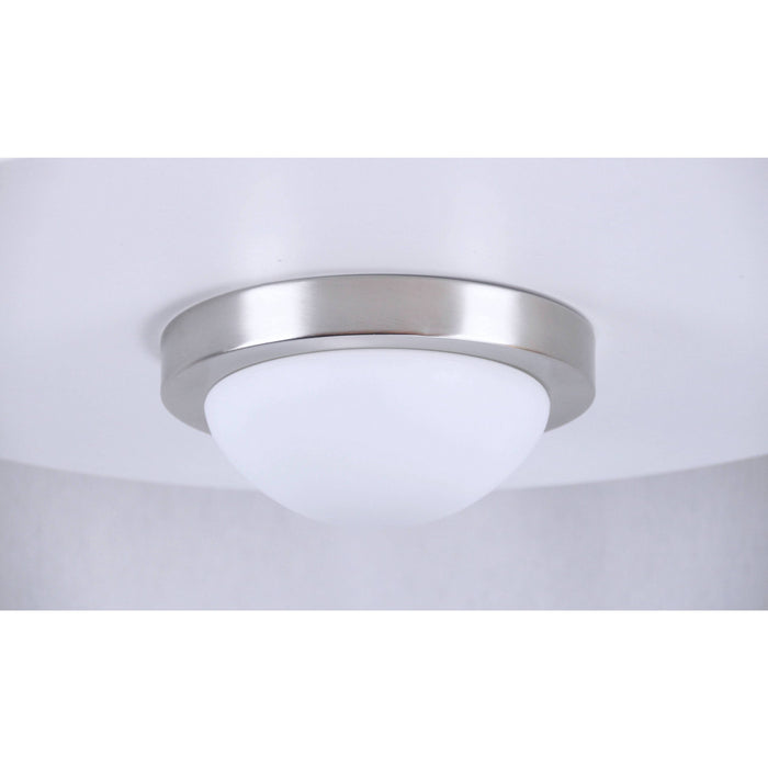 LAMP. TECHO NÍQUEL SATINADO 1L E27 60W