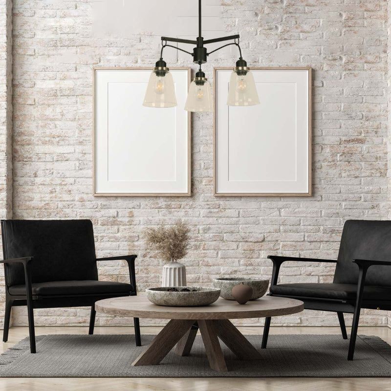 LAMP. COLGANTE NEGRO 3L E27 40W