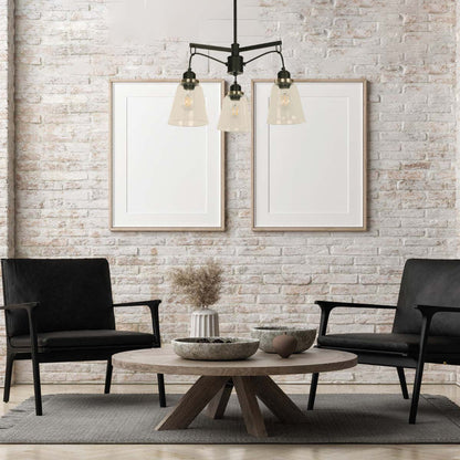 LAMP. COLGANTE NEGRO 3L E27 40W