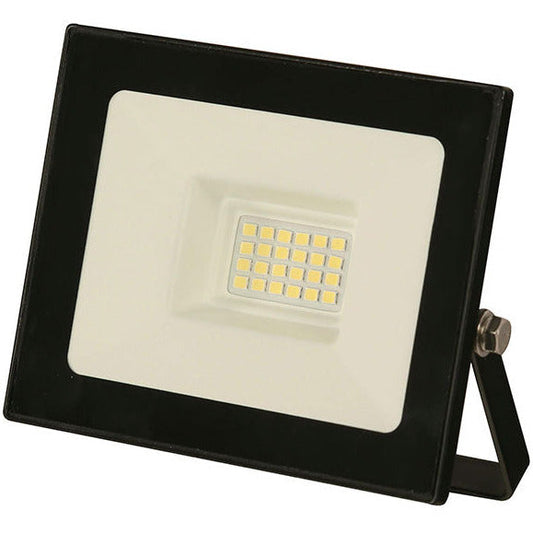 LAMP. LED EXT. REFLECTORA NEGRO 1L 20W 100-265V 6000K
