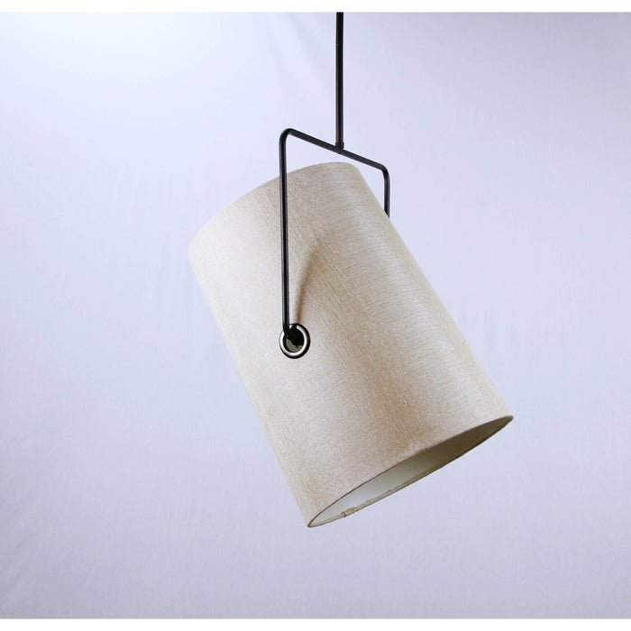 LAMP. COLGANTE BRONCE CEPILLADO 2L E14 40W