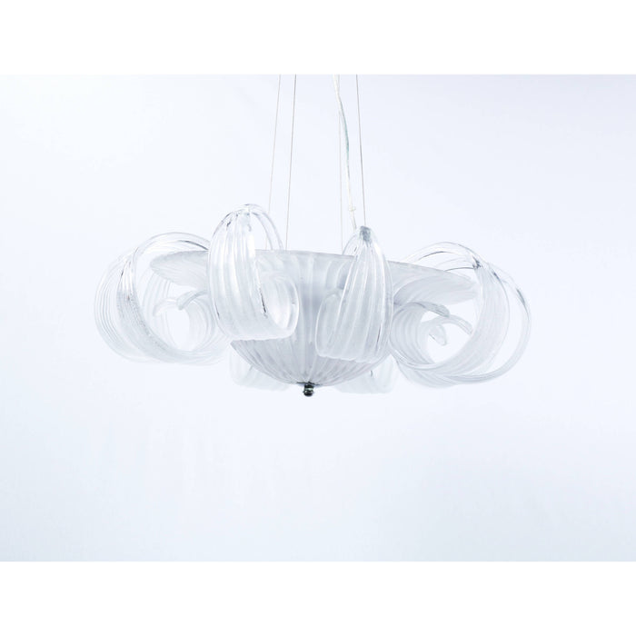 LAMP. TECHO CROMO 5L E14 40W