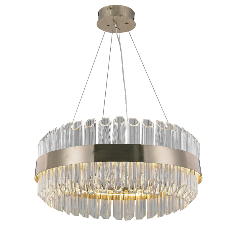 LAMP. LED COLGANTE DORADO CHAMPAÑA 32W 120V 3000K