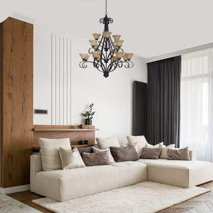 LAMP. COLGANTE CHOCOLATE 16L E27 60W