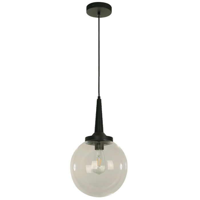 LAMP. COLGANTE NEGRO 1L E27 60W