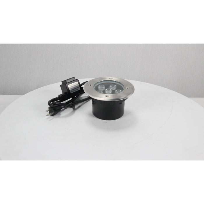 Lámpara Led Exterior  Piso Plateado 1L 6W 110-220V 3000K Sumergible