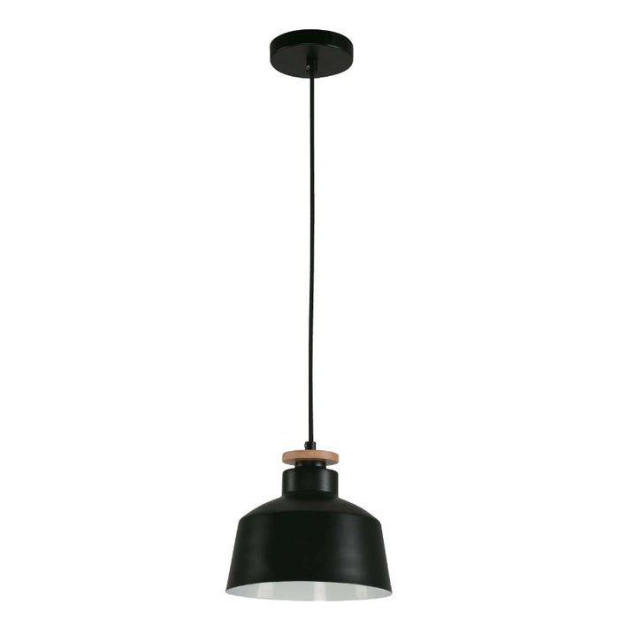 LAMP. COLGANTE NEGRO 1L E27 40W