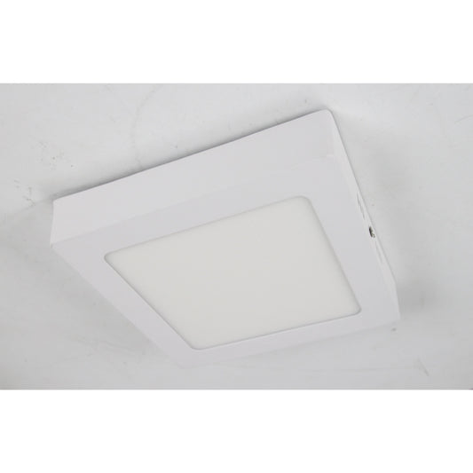 LAMP LED TECHO CUADRADA BLANCA 12W 4000K