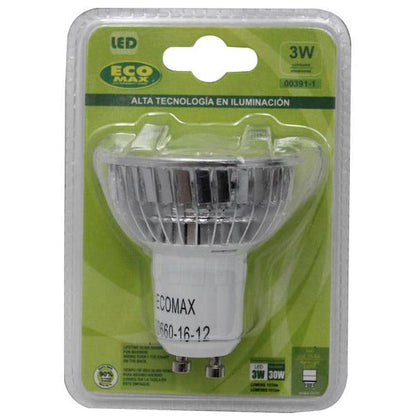 BOMBILLO LED GU10 3W 100-277V 3000K