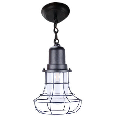 LAMP. EXT. TECHO NEGRO 1L E27 60W
