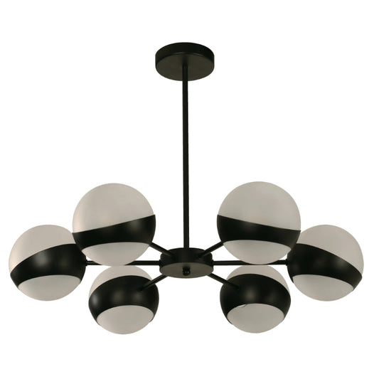 LAMP. TECHO NEGRO 6L E27 40W