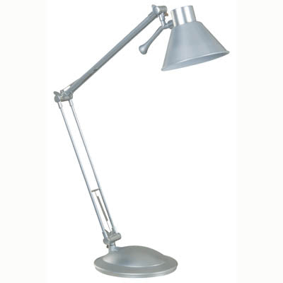 LAMP. ESCRITORIO PLATA 1L E27 40W