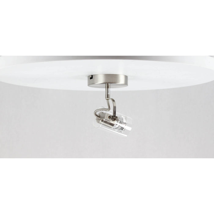 LAMP. TECHO NÍQUEL SATINADO 1L GU10 50W