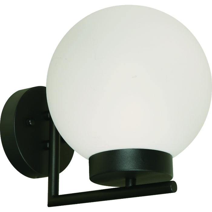 LAMP. EXT. DE PARED NEGRO 1L E27 10W