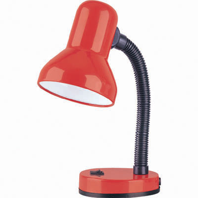 LAMP. ESCRITORIO ROJO Y NEGRO 1L E27 40W