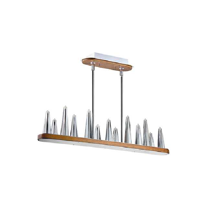 LAMP. COLGANTE SKYLINE CROMO 13L G4 20W