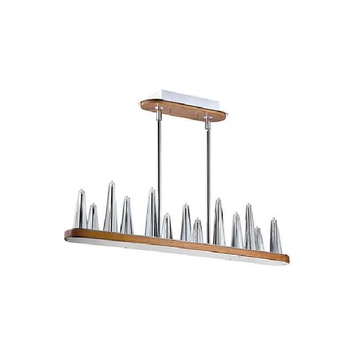 LAMP. COLGANTE SKYLINE CROMO 13L G4 20W