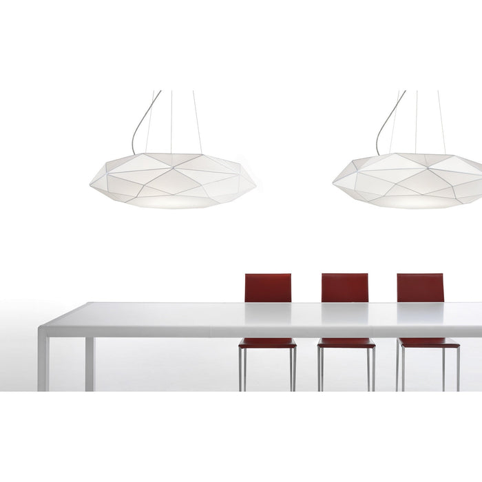 LAMP. TECHO DIAMOND PP 120 BLANCO 3L E27 100W