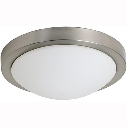 LAMP. TECHO NÍQUEL SATINADO 2L E27 60W