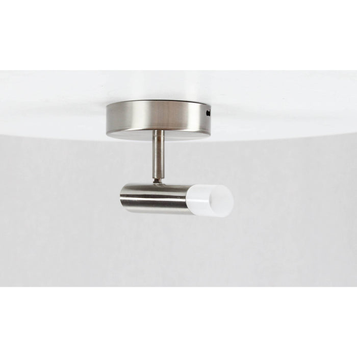 LAMP. LED TECHO REFLECTORA NÍQUEL SATINADO 1L 5W 85-265V 3000K