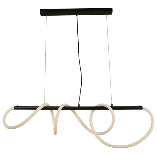LAMP. LED COLGANTE NEGRO 1L 27W 120V 2700K (ATENUABLE)