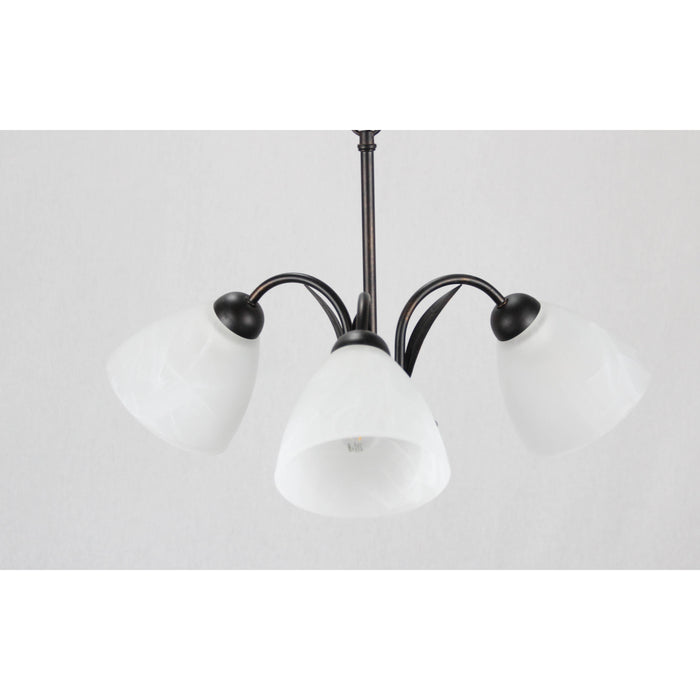 LAMP. TECHO NEGRO 3L E27 60W