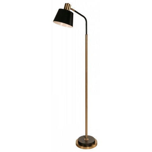 LAMP. PIE NEGRO+BRONCE 1L E27 60W