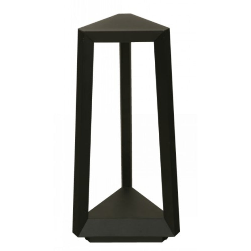 LAMP. LED EXT. DE POSTE NEGRO 12W 100-240V 3000K