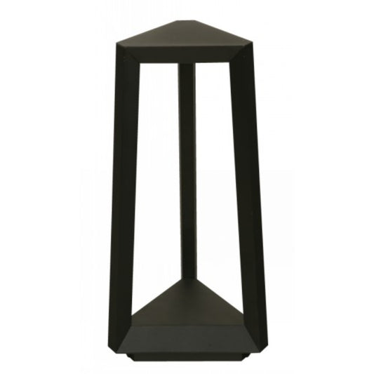 LAMP. LED EXT. DE POSTE NEGRO 12W 100-240V 3000K